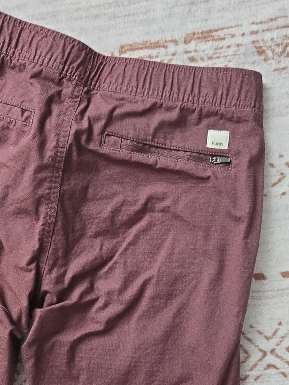 Women's Vuori Ripstop Pants In Burgundy